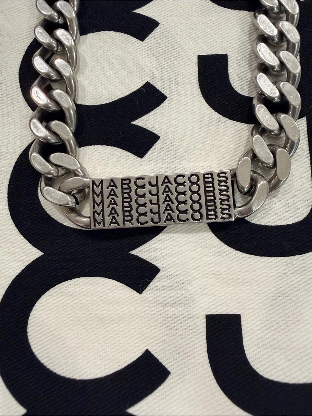 Marc Jacobs barcode necklace